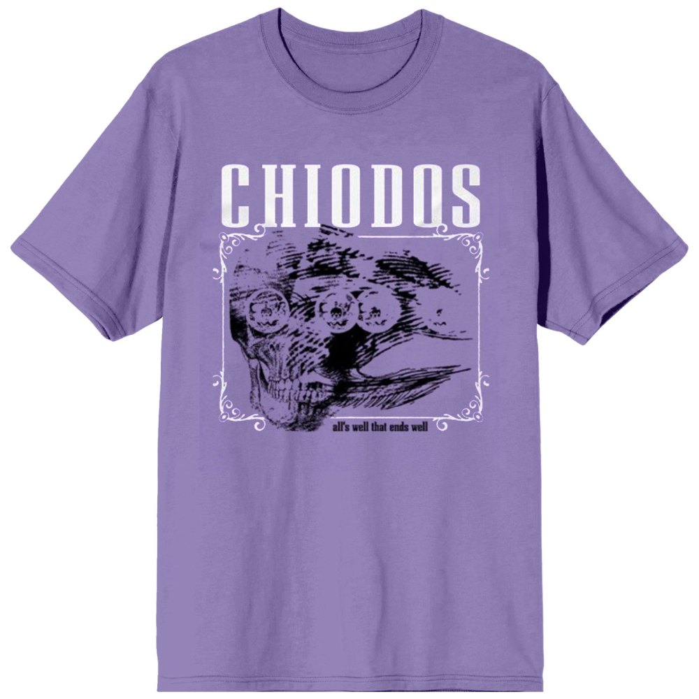 Chiodos - AWTEW Faded Face Heren Tshirt - Paars